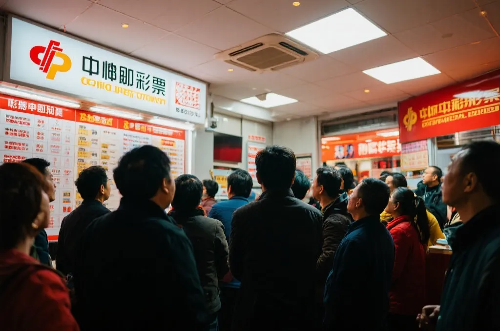 巨奖诞生时的彩票站氛围